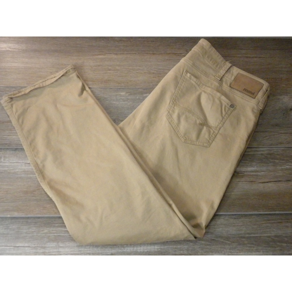 Mavi Jeans Mens 40x32 British Khaki Matt Relaxed Straight Twill Minimalist Work - Picture 1 of 10